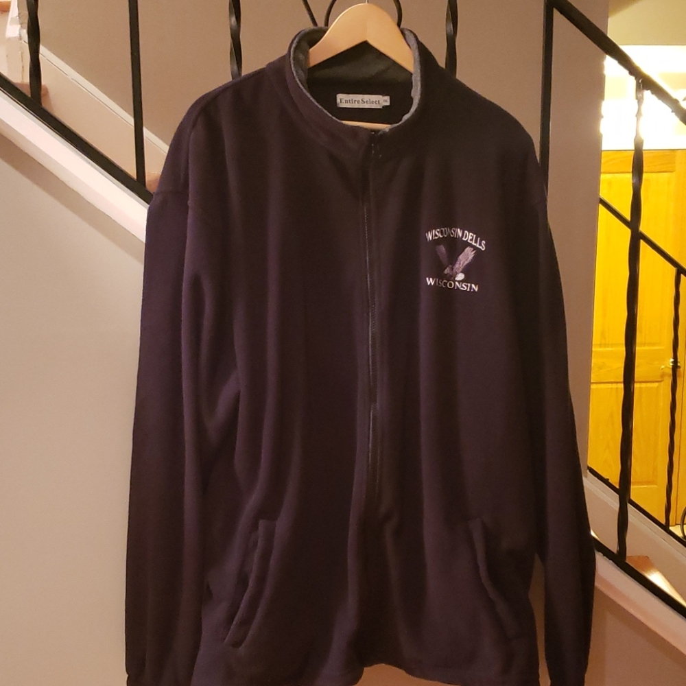 Men's Entire Selext - Black Full Zip Fleece